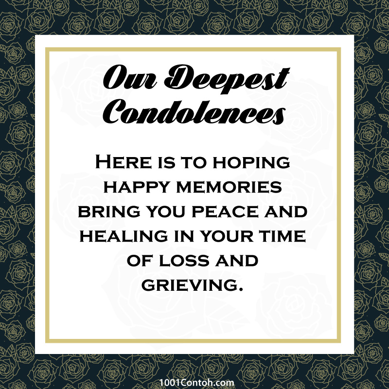Best Wish for Condolences and Sympathy Message