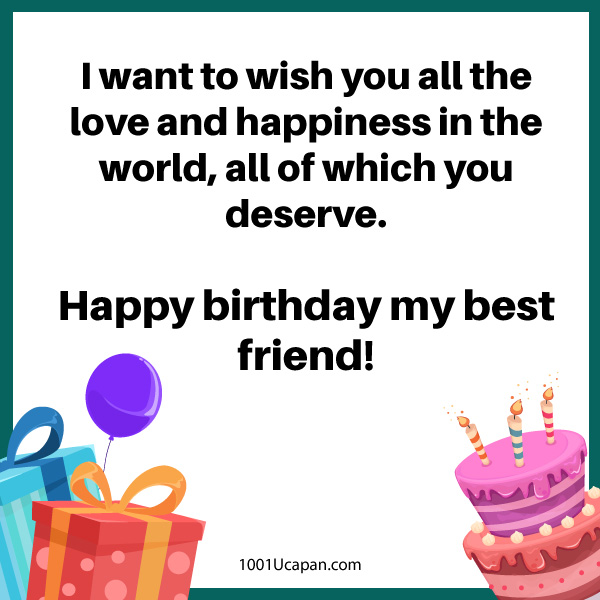 Best Message and Birthday Wishes for Friend