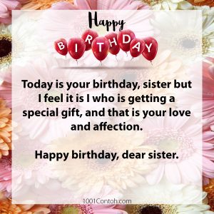 130 Heart Touching Happy Birthday Sister – Blessing, Simple, Funny ...