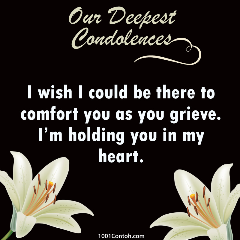 Wish Condolences Archives - 1001 Contoh