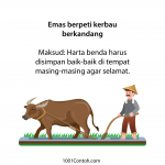 Peribahasa Bergambar: 15 Peribahasa Kerbau Dan Maksud - 1001 Contoh