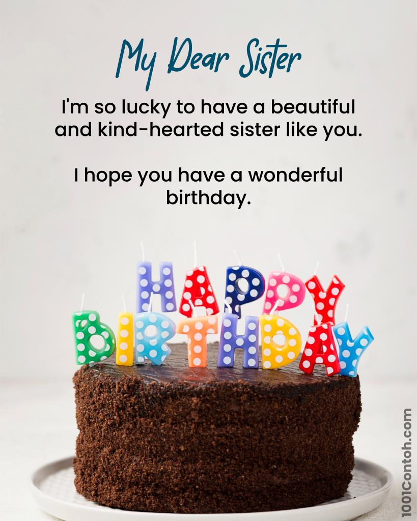 What is the best birthday wishes for a sister?