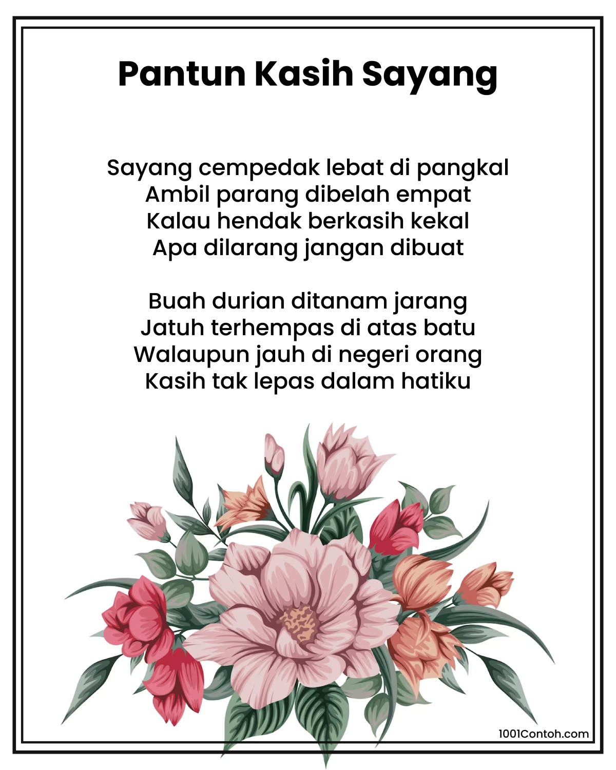 30 Pantun Cinta Romantis Dan Gombal - 1001 Contoh