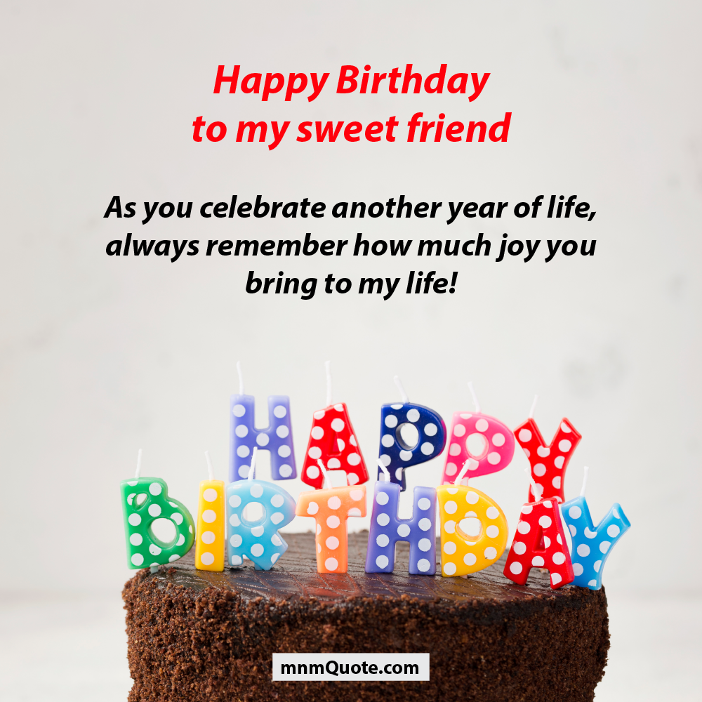 Birthday Quote With Images - Happy Birthday to Friend Quotes - 1001 Contoh