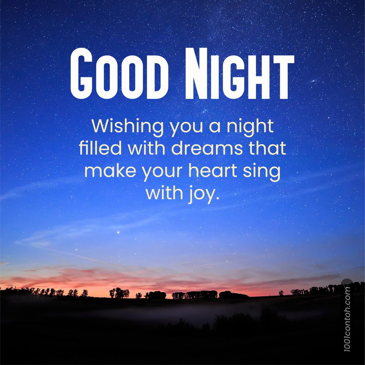 100 Simple & Short - Good Night Quotes, Wishes - 1001 Contoh